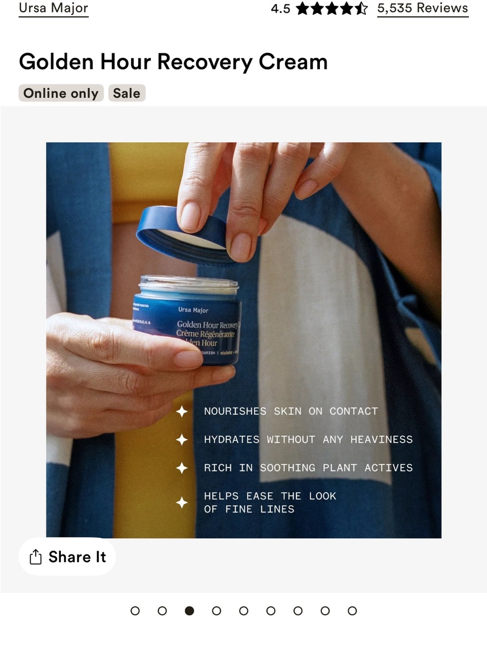 Golden Hour Recovery Cream - Picture 3 of 5